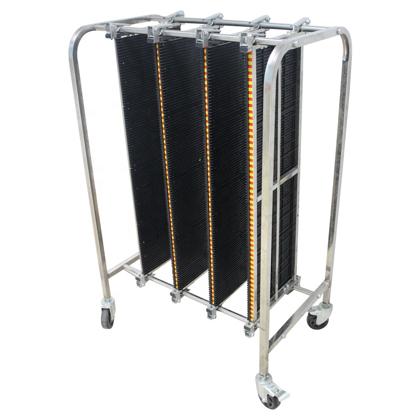 Factory Supply Custom Durable Industrial ESD Trolley Cart for Static Control PCB Circulation and Storage