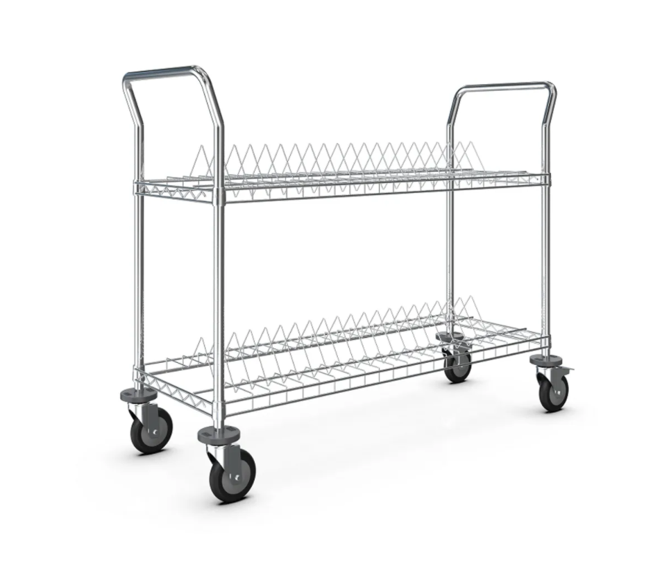 2 tier reel shelf cart 