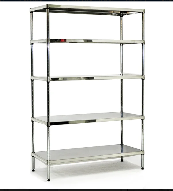 Stainless Steel Solid Shelving Rack